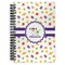 Girls Space Themed Spiral Notebook - 7x10 w/ Name or Text