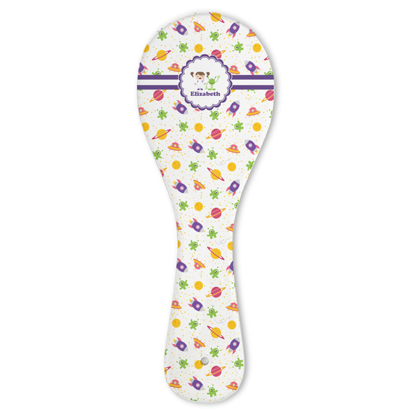 Custom Girls Space Themed Ceramic Spoon Rest (Personalized)