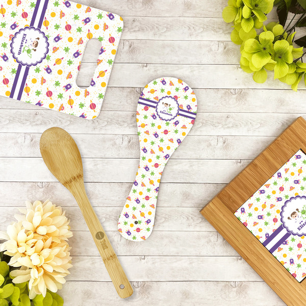 Girls Space Themed Spoon Rest Trivet - LIFESTYLE
