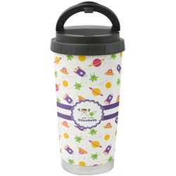 Girls Space Themed Stainless Steel Coffee Tumbler (Personalized)