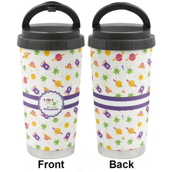 Girls Space Themed Stainless Steel Travel Cup - Apvl