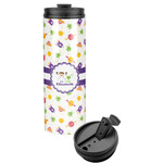 Girls Space Themed Stainless Steel Skinny Tumbler (Personalized)