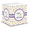 Girls Space Themed Sticky Note Cube (Personalized)