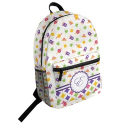 Girls Space Themed Student Backpack (Personalized)
