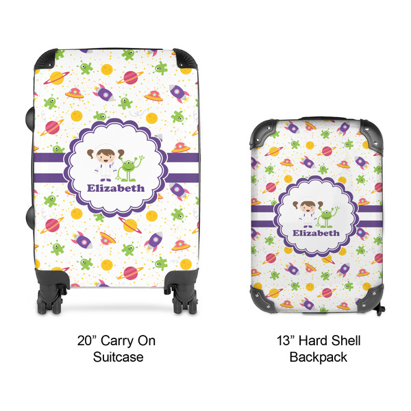 Girls Space Themed Suitcase Set 4 - APPROVAL