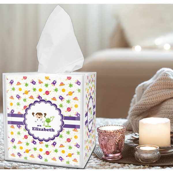 Girls Space Themed Tissue Box - LIFESTYLE