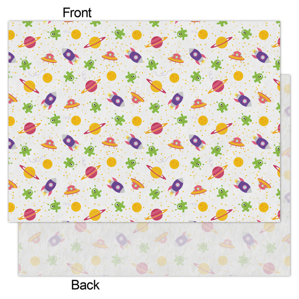 Girls Space Themed Tissue Paper - Heavyweight - Large - Front & Back