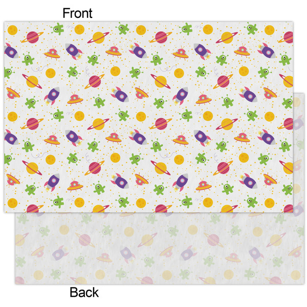 Girls Space Themed Tissue Paper - Heavyweight - XL - Front & Back