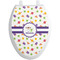 Girls Space Themed Toilet Seat Decal - Elongated (Personalized)