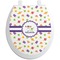 Girls Space Themed Toilet Seat Decal (Personalized)