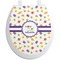Girls Space Themed Toilet Seat Decal (Personalized)