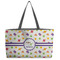 Girls Space Themed Tote w/Black Handles - Front View