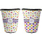 Girls Space Themed Trash Can Black - Front and Back - Apvl