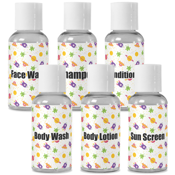 Custom Girls Space Themed Travel Bottles (Personalized)