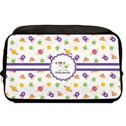 Girls Space Themed Toiletry Bag / Dopp Kit (Personalized)