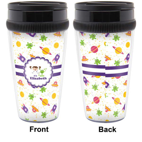 Girls Space Themed Travel Mug Approval (Personalized)