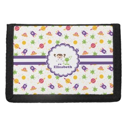 Girls Space Themed Trifold Wallet (Personalized)