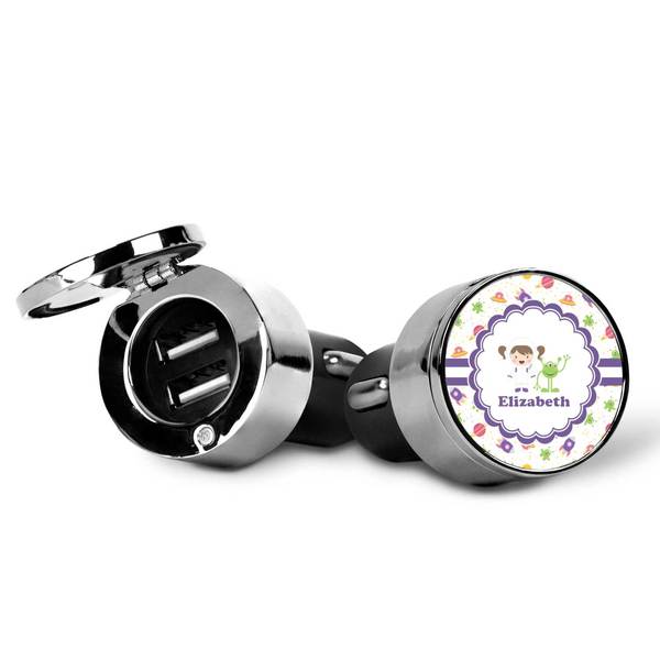 Girls Space Themed USB Car Charger