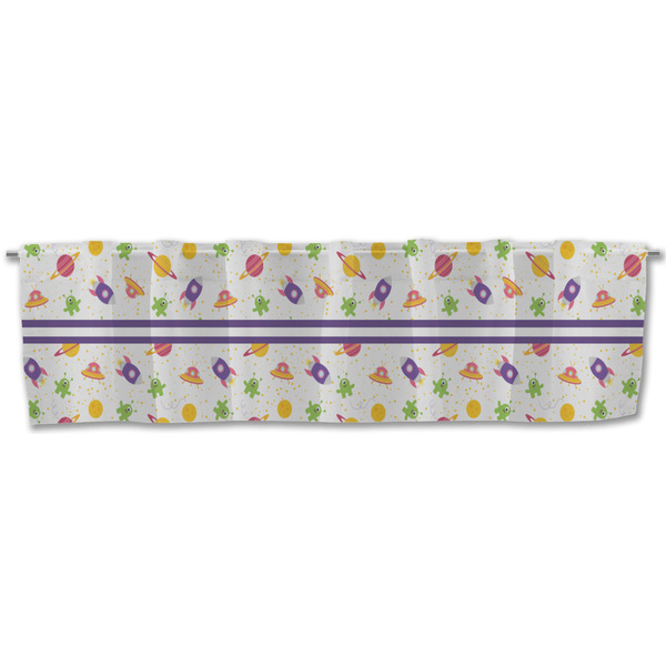 Girls Space Themed Valance - Front