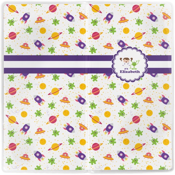 Girls Space Themed Vinyl Document Wallet - Apvl