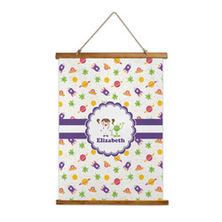 Girls Space Themed Wall Hanging Tapestry (Personalized)