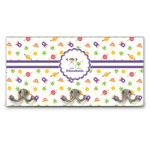 Girls Space Themed Wall Mounted Coat Rack (Personalized)