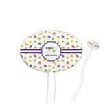 Girls Space Themed Oval Plastic Stir Sticks (Personalized)