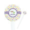 Girls Space Themed Round Plastic Stir Sticks (Personalized)