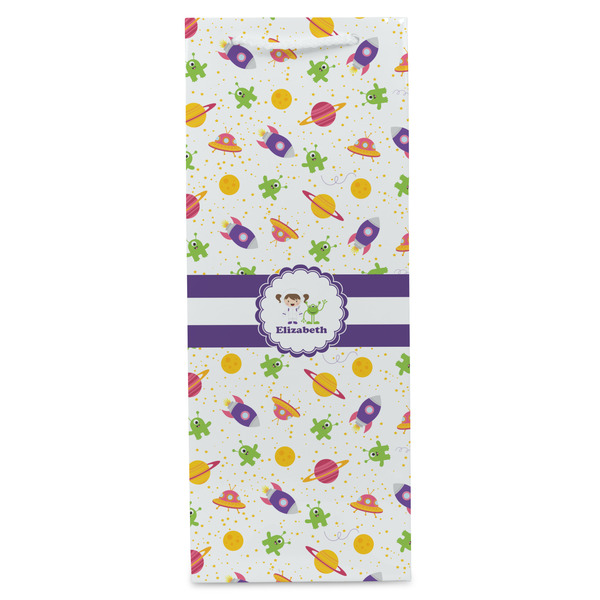 Girls Space Themed Wine Gift Bag - Matte - Front