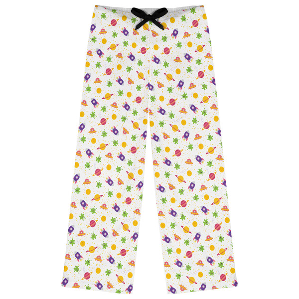 Custom Girls Space Themed Womens Pajama Pants - XS