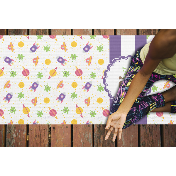 Girls Space Themed Yoga Mats - LIFESTYLE