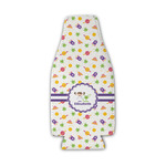 Girls Space Themed Zipper Bottle Cooler (Personalized)