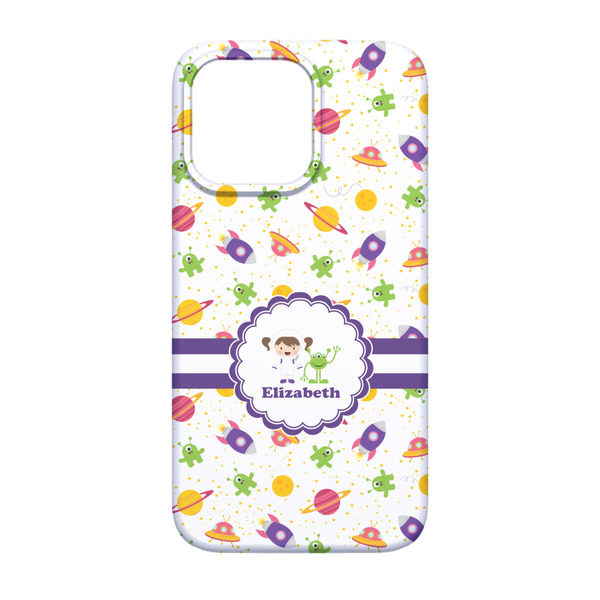 Girls Space Themed iPhone 13 Pro Case - Back