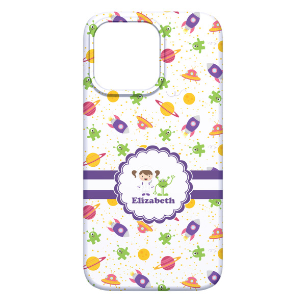 Girls Space Themed iPhone 13 Pro Max Case - Back