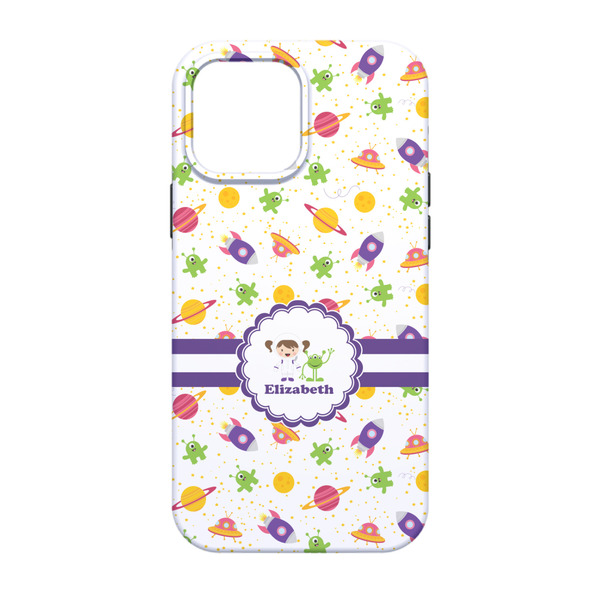 Girls Space Themed iPhone 13 Pro Tough Case - Back