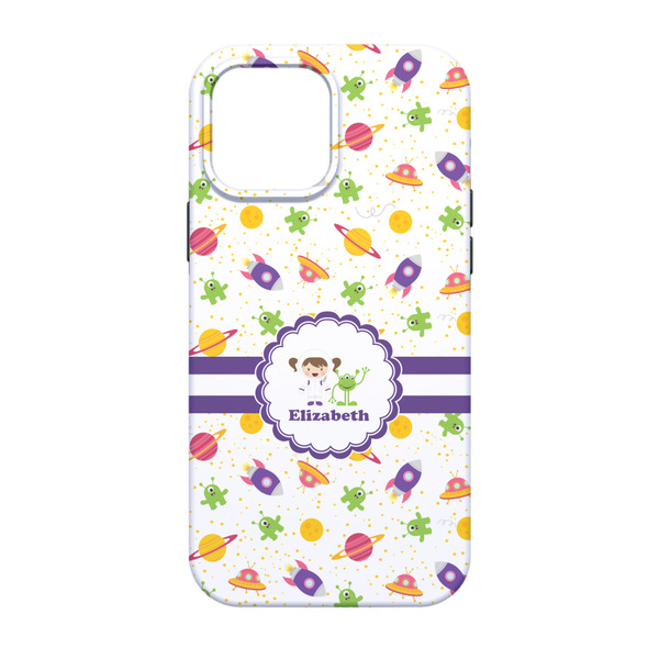 Girls Space Themed iPhone 13 Tough Case - Back