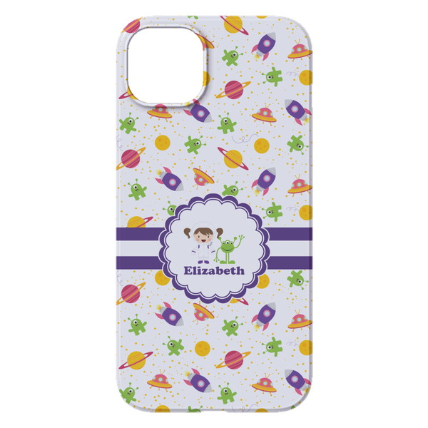 Girls Space Themed iPhone 14 Plus Case - Back