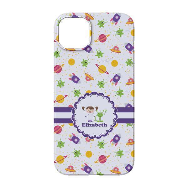 Girls Space Themed iPhone 14 Pro Case - Back