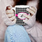 Houndstooth w/Pink Accent 11oz Coffee Mug - LIFESTYLE