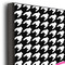 Houndstooth w/Pink Accent 11x14 Wood Print - Closeup