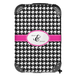 Houndstooth w/Pink Accent Kids Hard Shell Backpack (Personalized)