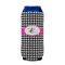 Houndstooth w/Pink Accent 16oz Can Sleeve - FRONT (on can)