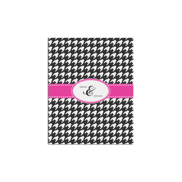 Custom Houndstooth w/Pink Accent Posters - Matte - 16x20 (Personalized)