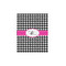 Houndstooth w/Pink Accent 16x20 - Matte Poster - Front View