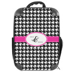 Houndstooth w/Pink Accent 18" Hard Shell Backpack (Personalized)