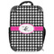 Houndstooth w/Pink Accent 18" Hard Shell Backpacks - FRONT