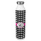 Houndstooth w/Pink Accent 20oz Water Bottles - Full Print - Front/Main