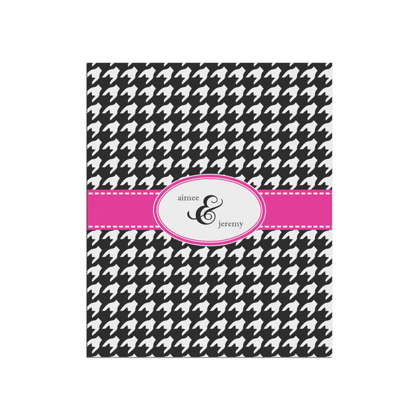 Custom Houndstooth w/Pink Accent Poster - Matte - 20x24 (Personalized)