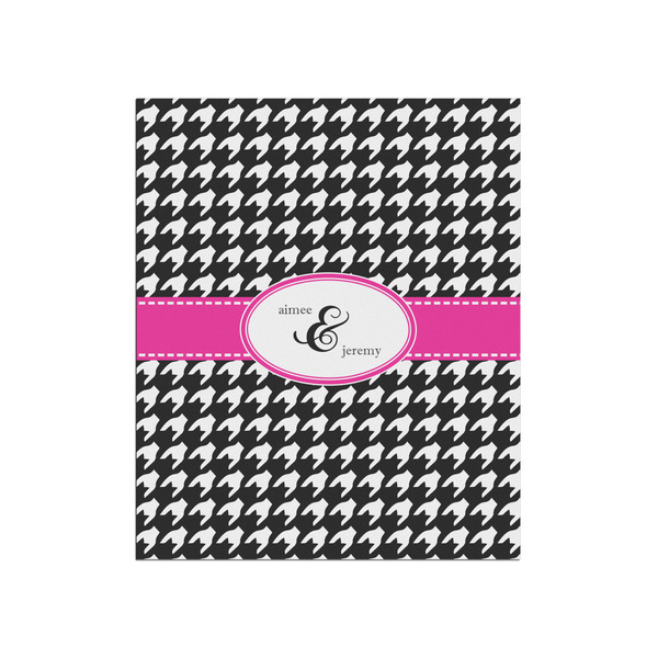 Custom Houndstooth w/Pink Accent Poster - Matte - 20x24 (Personalized)