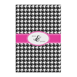 Houndstooth w/Pink Accent Posters - Matte - 20x30 (Personalized)